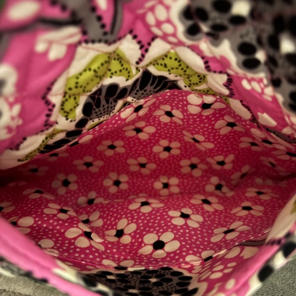 NWOT Vera Bradley Priscilla Pink Floral Quilted Tote Bag - Picture 6 of 8